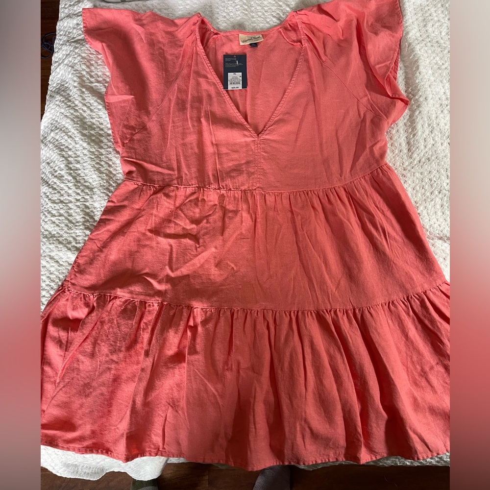 Universal Thread Coral Ruffle Blouse
